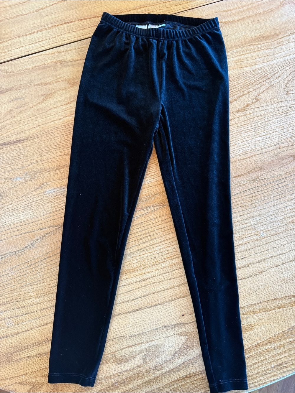 Cat & Jack Black Velvet Leggings for Kids